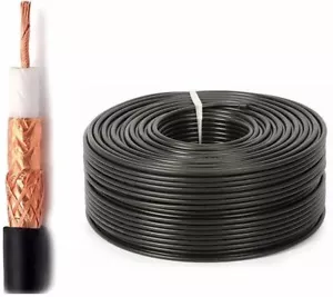 100m Roll H155 LOW LOSS Coaxial Cable 50Ohm Wi-Fi Antenna Cable UMTS 3G GSM LTE - Picture 1 of 2