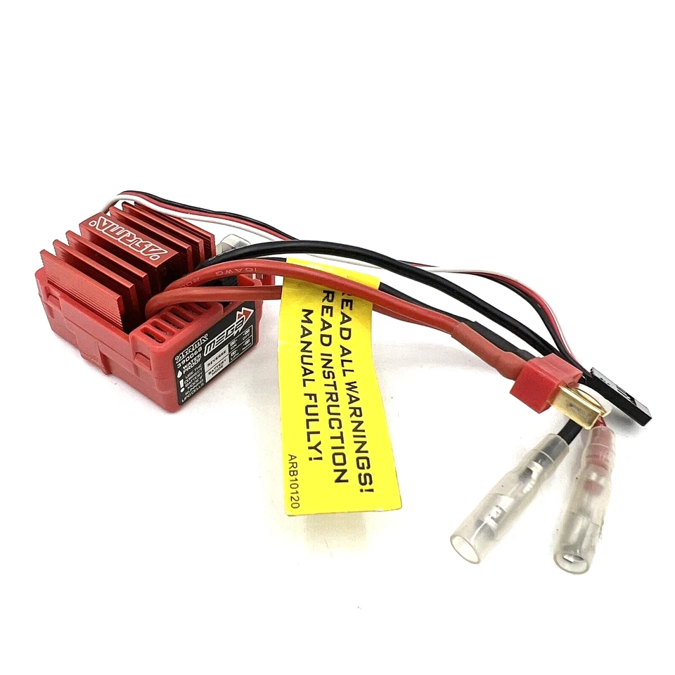 ARRMA Mega 12T Brushed Electronic Speed Controller w/Deans Plug #AR390068 - OZRC - Image 1 of 4