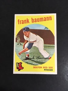 1959 TOPPS FRANK BAUMANN, #161, QUASI NUOVO/MT (spedizione gratuita su qualsiasi 3!) - Foto 1 di 2