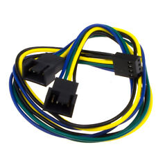 30cm PWM Fan Splitter Cable 4 Pin Plug to Twin Male 4 pin Sockets [006339]