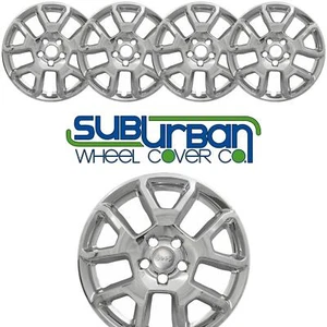 2019-2023 Jeep Renegade Sport + Latitude # 7219P-C 17" Chrome Wheel Skins SET/4 - Photo 1 sur 8