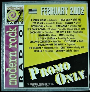 PROMO ONLY "MODERN ROCK FEBRUARY 2002" DJ PROMO CD COMPILATION SEVENDUST *NEW* - Picture 1 of 3