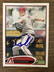 2012 Topps #622 Daniel Hudson Autograph Signed Diamondbacks DBacks - Bild 1 von 2