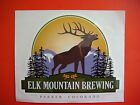 Bière Autocollant : Élan Mountain Brassage Compagnie Parker Colorado Brewery