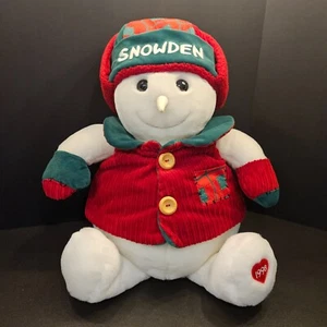 "Snowden" Snowman Plush Toy from 1998. (#422) - Picture 1 of 11