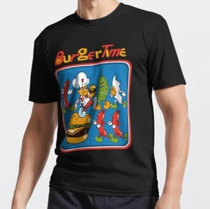 Camiseta activa MÁS POPULAR Burger Time divertida hamburguesa humor idea de regalo - Imagen 1 de 3