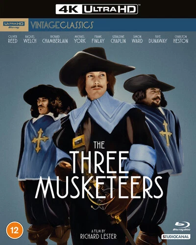 The Three Musketeers Blu-ray (2023) Oliver Reed, Lester (DIR) cert 12 2 discs - Image 1 of 1