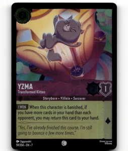FOIL - Disney Lorcana Yzma - Transformed Kitten 59/204 - Archazia's Island - Picture 1 of 1