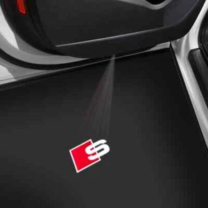 Genuine Audi S Logo Puddle Lights (4G0052133J) - Picture 1 of 1