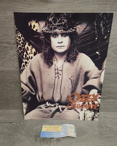 Ozzy Osbourne No Rest For The Wicked 1988 Tourprogramm, Merch-Beilage & Ticket - Bild 1 von 7