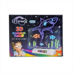 Lil Dreamers Aqua World's Sea Animals 3D Illuminate Drawing Board - Picture 1 of 1