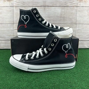 🔥Converse ‘Made with Love’ High Top Black (171158F) Men Size 8 / Women 10🔥 - Picture 1 of 10