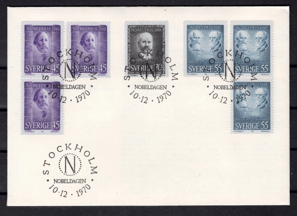 Sweden nobel prize 1970 / FDC - Image 1 of 1