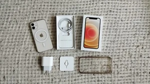 iPhone 12 mini 128GB Biały – Full zestaw! Bardzo dobry stan - Zdjęcie 1 z 8