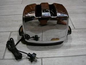 Tostadora cromada Sunbeam T-35 vintage control radiante caída automática sin alimentación para piezas - Imagen 1 de 14