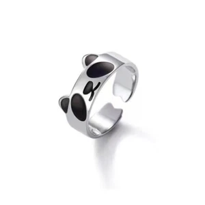 Animal Rings for Women Graduation Gifts Panda Adjustable Open Rings Jewelry - Picture 1 of 5