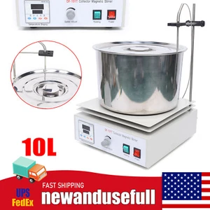 Heat-collecting Magnetic Stirrer with Heating Plate Digital Hotplate Mixer - Picture 1 of 16