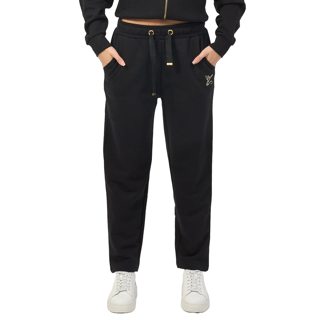 Pantaloni Tuta Donna Larghi A Gamba Larga - Vita Alta, Sportivi, Comodi Per Jogging E Fitness - Foto 7