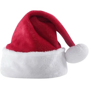 Plush Christmas Santa Hat Fully Lined!  22" - Picture 1 of 3