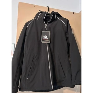 Chaqueta acolchada negra ZeroXposur para hombre L invierno con capucha resistente al agua - Imagen 1 de 9