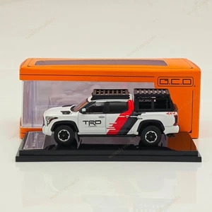 GCD 1:64 Toyota Tundra PickUp MK3 XK70 TRD Pro White Stripe Diecast Modellauto - Bild 1 von 9