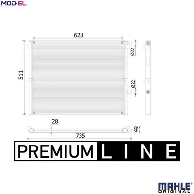 RADIATOR ENGINE COOLING CR 2307 000P FOR BMW 5/G30/F90/G31/Van/8/G1/F92 6/Gran - Image 1 of 4