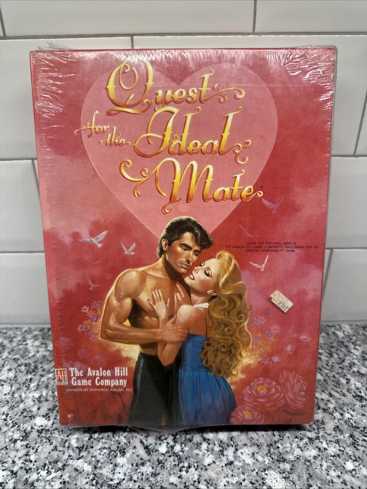 Quest for The Ideal Mate by Avalon Hill 1987 Marital Compatibility Board Game