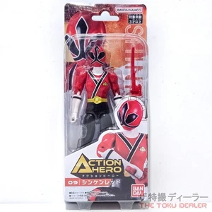 ACTION HERO SHINKENRED SHINKENGER FIGURE POWER RANGERS SAMURAI SHINKEN RED NEW - Picture 1 of 2
