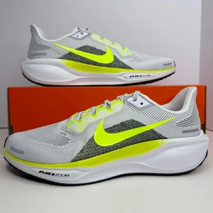 Nike Air Zoom Pegasus 41 White/Volt Black Size 13 Men Running Shoes - Picture 1 of 8