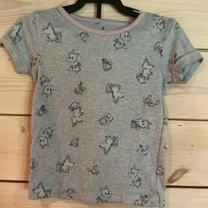 Laura Ashley Girls 4T Pajama Short Set Scottie Dog And Flowers Blue/Pink - Picture 1 of 5