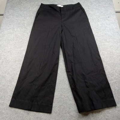 Everlane Pants Womens 8 Black Wide Leg Cropped Dress Trouser Work Office - Image 1 of 4