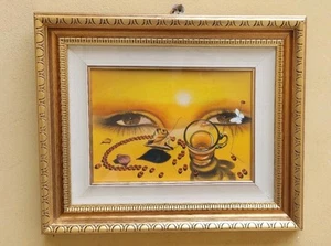 Dipito Olio Su Faesite Firmato STANISLAV KINZL 35X25 CM Cm 1987 - Foto 1 di 9