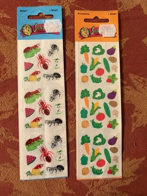 2 pegatinas vintage SandyLion hormigas y verduras selladas nuevas de stock Foto 1 de 2