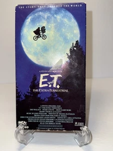 E.T. The Extra Terrestrial VHS TAPE MCA 1988 Green Flap - Imagen 1 de 5