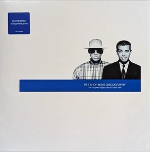 THE PETS SHOP BOYS Discography limited edition 2LP Transparent Blue Vinyl - Picture 1 of 1