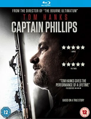 Captain Phillips Blu-ray (2014) Tom Hanks Quality Guaranteed Amazing Value - Image 1 of 4