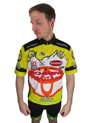 Vintage 90s Schwinn Toyota Giordana Diadora Pro Cycling Bike Jersey Mens XL 44 - Image 1 of 4