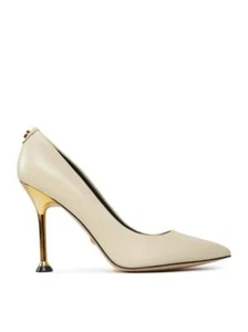 GUESS FLPTRKLEA08 Zapatos De Tacón De Piel Color Crema - Imagen 1 de 7