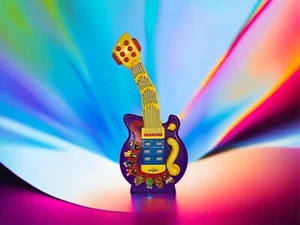 Guitarra de baile The Wiggles Wiggly Giggly 2004 Spin Master *VER VIDEO* - Imagen 1 de 13