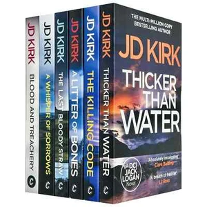 DCI Logan Crime Thrillers (1- 6) Books Collection Set By JD Kirk Paperback NEW - Picture 1 of 3