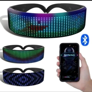 LED Gläser, anpassen Nachrichten LED Gläser Bluetooth DJ Gläser Licht up - Bild 1 von 15