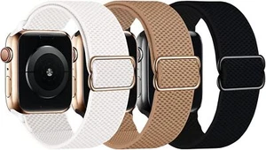 Nylon Stretch Armbänder für Apple Watch 42mm 44mm 45mm 49mm - Bild 1 von 6