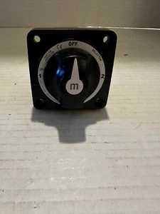 New 300A 6007200 M-Series Mini 4 Position Boat Battery Switch Selector Black - Picture 1 of 2
