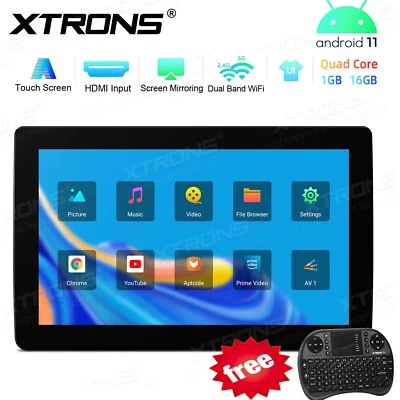 XTRONS Android 11 Car TV Headrest Monitor Tablet for Back Seat 11.6" TouchScreen - Image 1 of 4