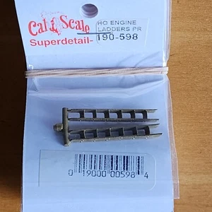 Pennsylvania RR Steam Locomotive Engine Ladder 1 Pair Brass Cal Scale 190-598 HO - Picture 1 of 2