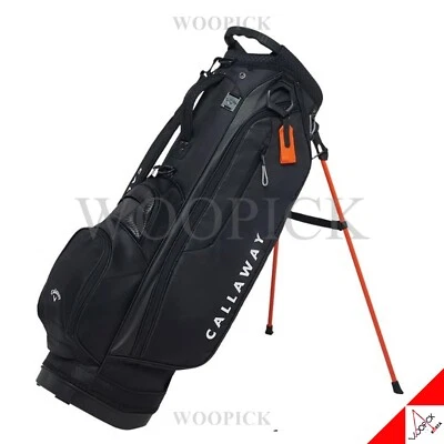 Callaway 2024 EUREKA Staff Men's Golf Stand Bag 9.0inch 4Way PE -Black - Image 1 of 4