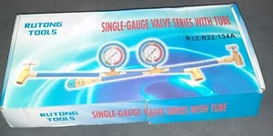 Rutong Tools Single Gage Valve Series with Tube R12 R22 134A - Picture 1 of 2