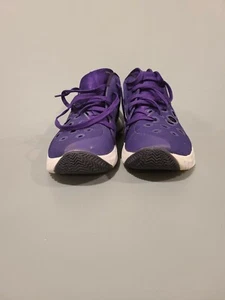 2015 Nike Zoom Hyper Quickness 3 Men's Size 9  purple Sneakers 749883-505 EUC - Picture 1 of 6
