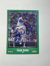 Frank DiPino Signed Autographed 1988 Score Card #413 Chicago Cubs
