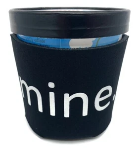 Ice Cream Pint Holder Insulated Sleeve - 2 Pack - Mine - Black - Picture 1 of 5